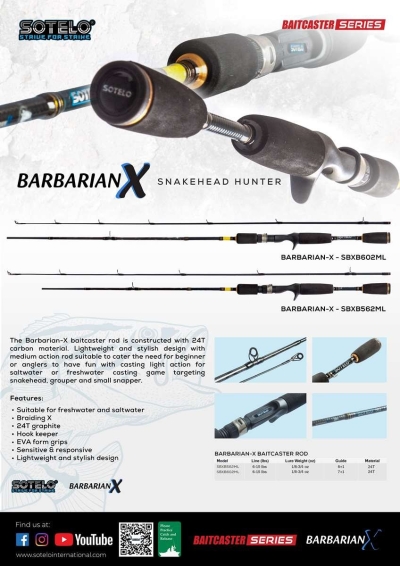 Barbarian X Baitcaster 