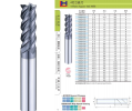 4 Flutes Square End Mills_45กใ 4 Flutes Carbide End Mill Series LH