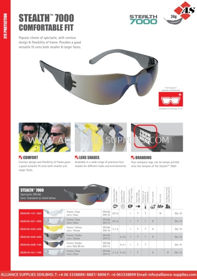 JSP Stealth 7000 Safety Spectacle