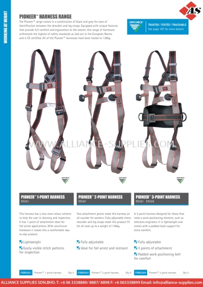 JSP Pioneer Harness Range / Spartan Harness Range