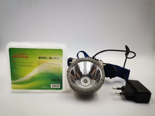 MINLITE ML-8907 10W LED RECHARGEABLE HEAD LAMP