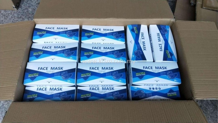 3 PLY DISPOSABLE FACE MASK