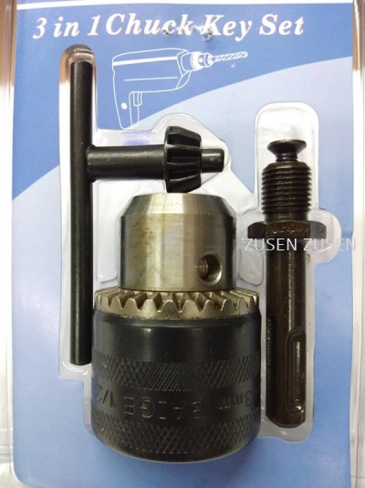 Drill Chuck with Key Set -  Half inch x 13MM