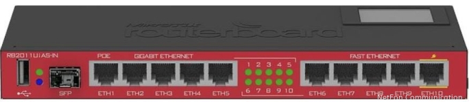 Mikrotik RB2011UiAS-IN Load Balancing Router