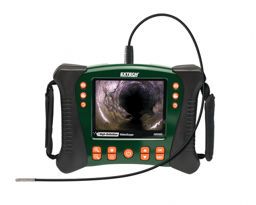 Extech HDV610 HD VideoScope Kit with HDV600 Monitor and 5.5mm Flexible Probe