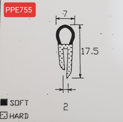 Switch Board Rubber Seal PPE755