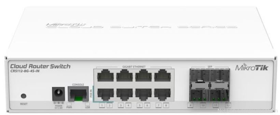 MikroTik CRS112-8G-4G-IN Network Switch