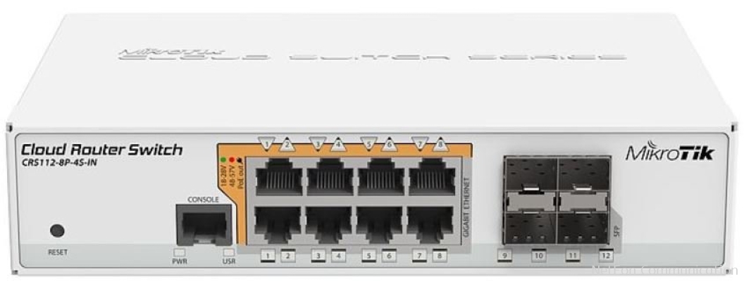 MikroTik CRS112-8P-4S-IN POE Switch