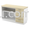 SC-YOP-7124 - Open Shelf + Fixed Pedestal 4D Side Cabinet Filing Cabinet / Office Cabinet Filing Cabinet / Storage Cabinet