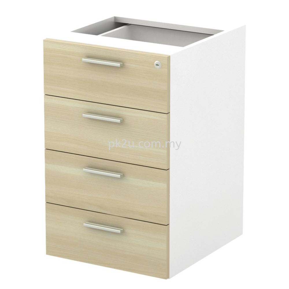 SC-YP-4 - Fixed Pedestal 4D (W/O Top And Base) Hanging Drawer / Fixed ...