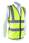 SV-01-Fluorescent-Yellow Unisex Contractor Safety Vest Vest