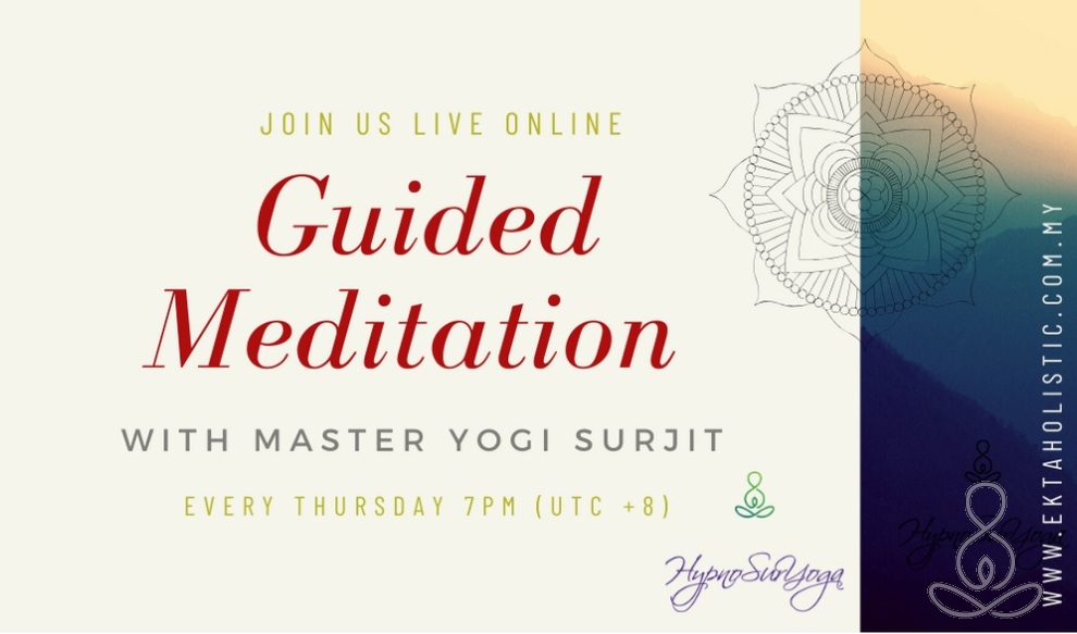 Live Guided Meditation With Master Yogi Surjit - Expanding Your Aura & Bio-energy Field 