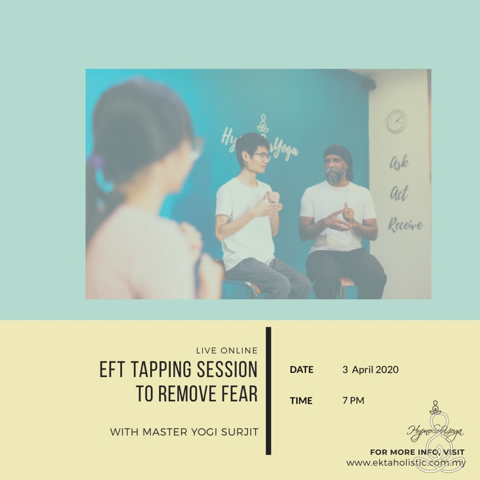 Live Online Guided EFT Tapping Session To Remove Fear