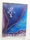 Painting Clock Fused Glass Art Clock Painting  Glass Clock Products