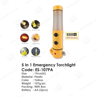 5 In 1 Emergency Torchlight ES-107PA