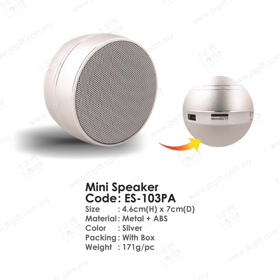 Mini Speaker ES-103PA Electronic Item