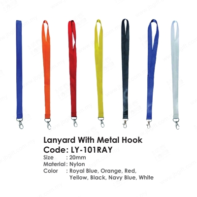 Lanyard With Metal Hook LY-101RAY