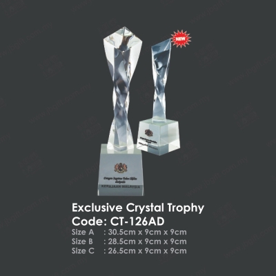 Exclusive Crystal Trophy CT-126AD