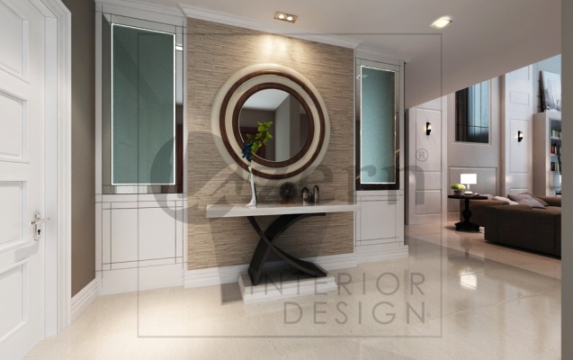 Foyer design is very important for the main entrance.