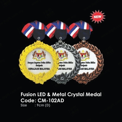 Fusion LED & Metal Crystal Medal CM-102AD