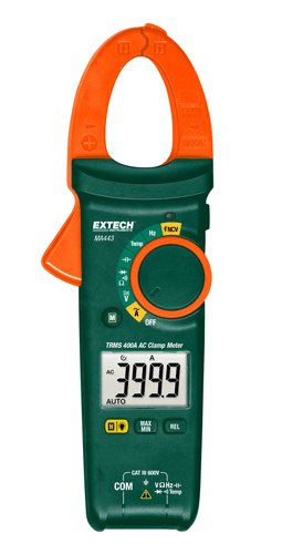 Extech MA443  400A True RMS AC Clamp Meter + NCV