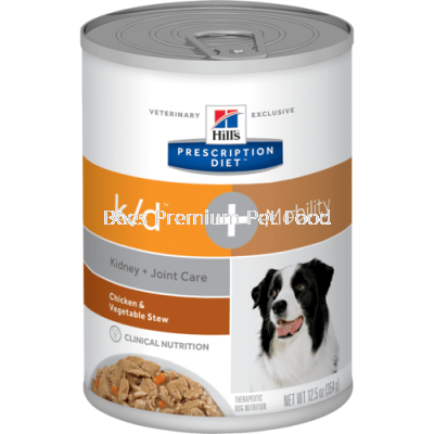 Hill's Prescription Diet k/d + Mobility Canine CAN Food (Chicken & Vegetable Stew) 354g