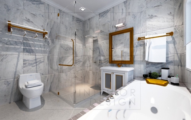 Volakas marble wall always is a good choose for bathroom wall.