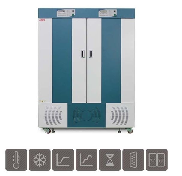 Two x 250L Dual Chamber Refrigerated Incubator