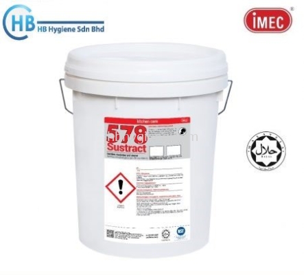 IMEC 578 Sustract, Food Grade Sanitizer, Deodorizer & Cleaner for Kitchen Utensils, Halal, 20kg