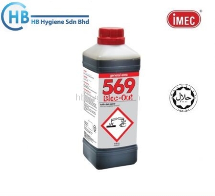 IMEC 569 Bloc Out, Acidic Drain Opener, Halal, 1L