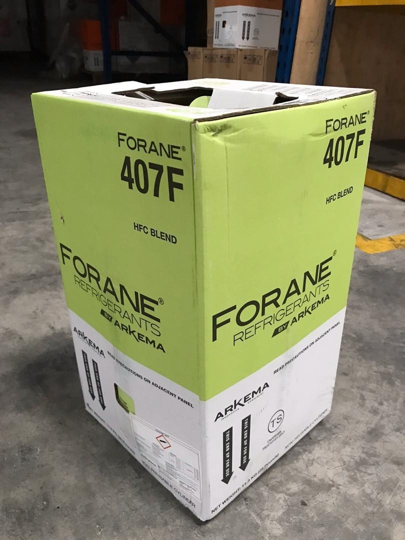 R407F X 25LBS (11.3KGS) HFC FORANE 407F REFRIGERANT GAS Forane Refrigerant