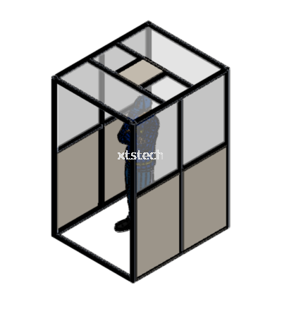 SDS Simple Spray Fogging Disinfectant Spray Entrance Unit System(SDS) 