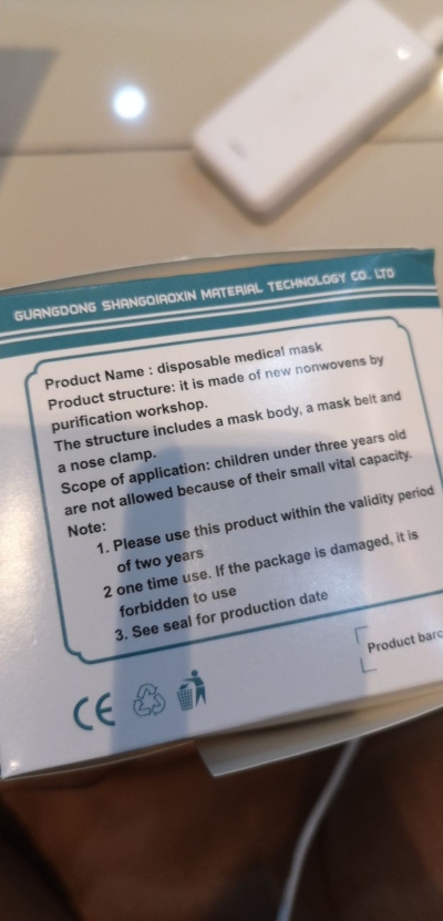 Supply 3ply medical facemask with B.F.E (bacterial filtration efficiency 95%)