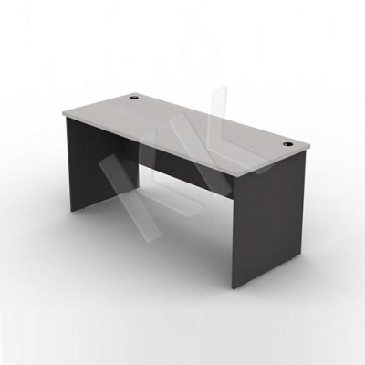 Light Grey & Dark Grey Straight Office Table 1500W