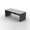 Light Grey & Dark Grey Straight Office Table 1800W Light Grey + Dark Grey Wooden Tables Desking Series