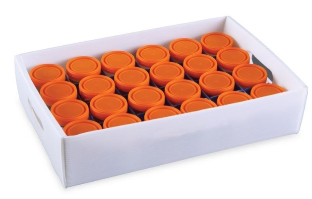 CORRUGATED SAMPLE STORAGE TRAY