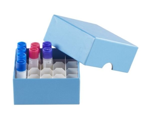 CARDBOARD CRYOGENIC VIAL TUBE STORAGE BOX