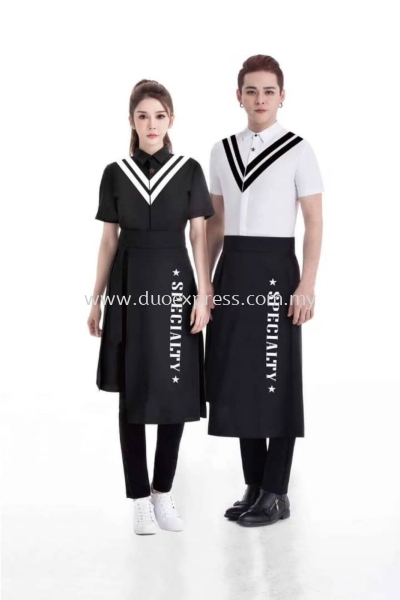 F&B Stylish Fashion Uniform for Cafe and Bar Restaurants