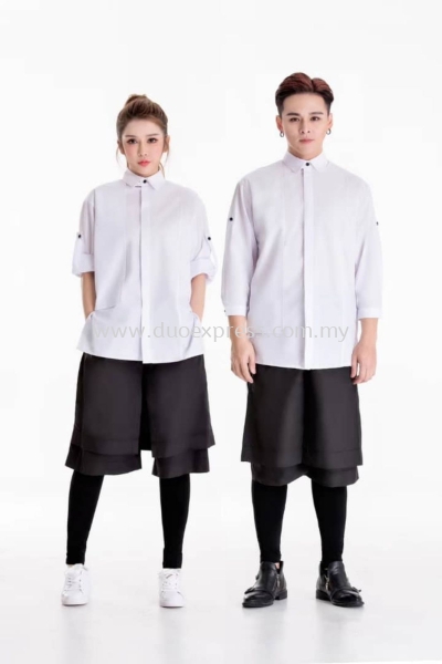 F&B Stylish Fashion Uniform for Cafe and Bar Restaurants