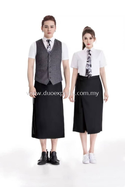 F&B Stylish Fashion Uniform for Cafe and Bar Restaurants