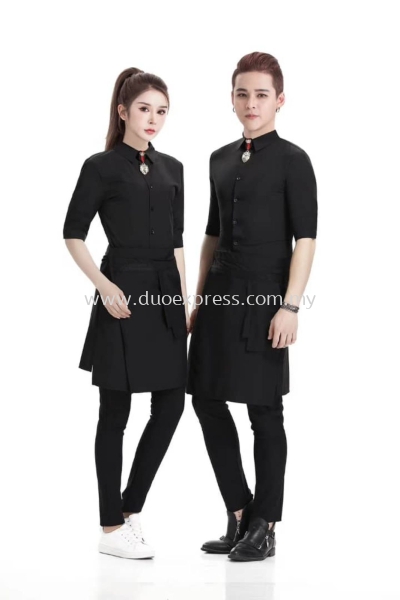 F&B Stylish Fashion Uniform for Cafe and Bar Restaurants