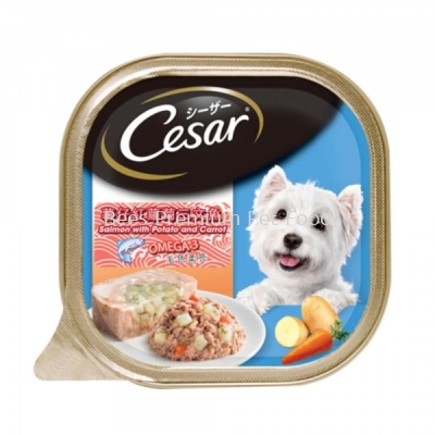 CESAR Dog Wet Salmon With Potato & Carrot 100g