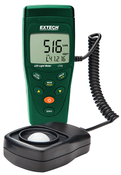 Extech LT45 Color LED Light Meter