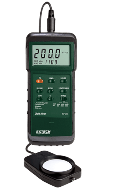 Extech 407026 Heavy Duty Light Meter with PC Interface