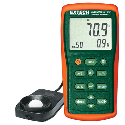 Extech EA33 EasyView™ Light Meter with Memory