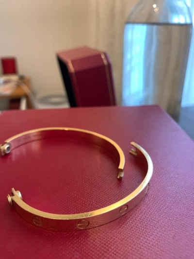 (SOLD) Cartier Bracelet Pink Gold 18