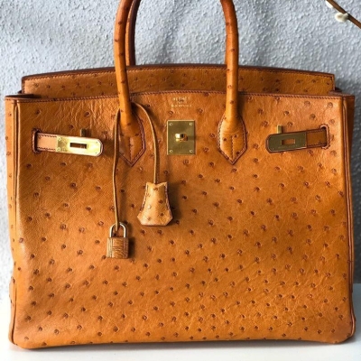 Hermes Birkin 35 Ostrich GHW