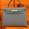 Hermes Kelly 28 Gris Asphalt Epsom GHW Hermes