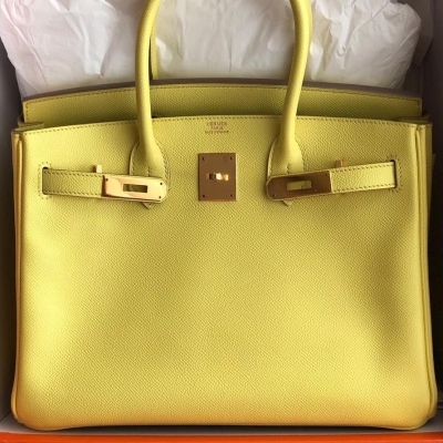 Hermes Birkin 30 Soufre Epsom GHW