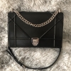 (SOLD) Diorama Large Black Lambskin SHW Christian Dior